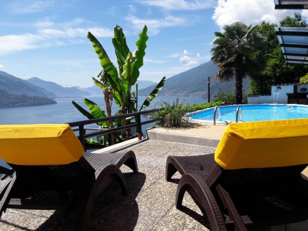 Prosecco Apartment Gravedona Bagian luar foto